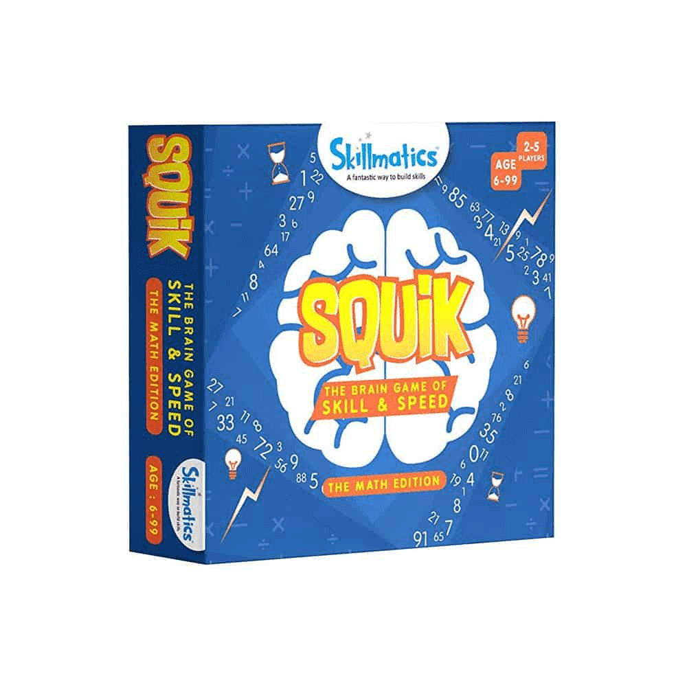 SQUIK The Math Edition - Arrange, Rearrange, Calculate, Swap And Steal! - Educational Activity Game For Kids