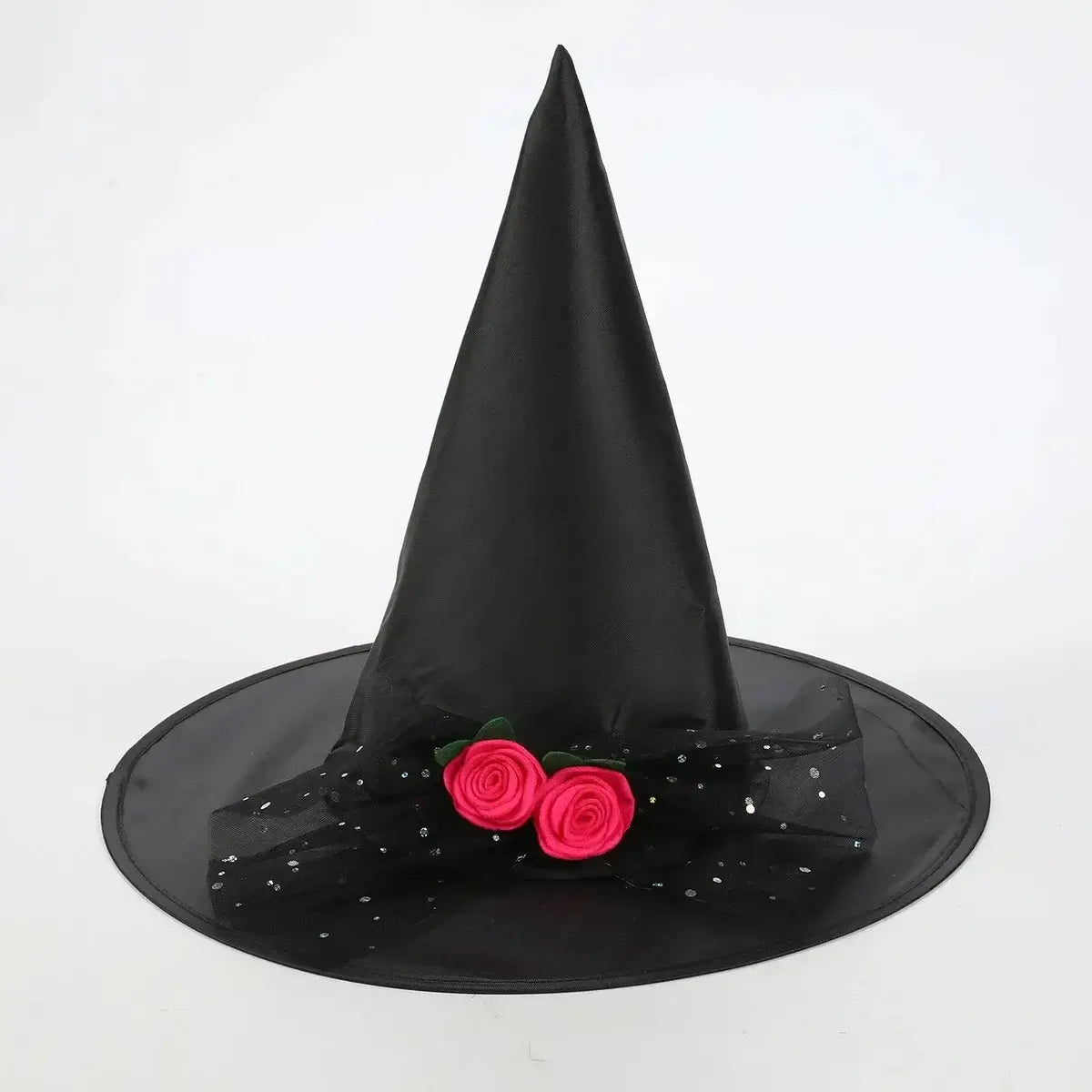 Pointed Witch Hat Props Children's Halloween Play Program Role Witch Hat Wizard Cap Magic Show Costume Accessory Female Devil