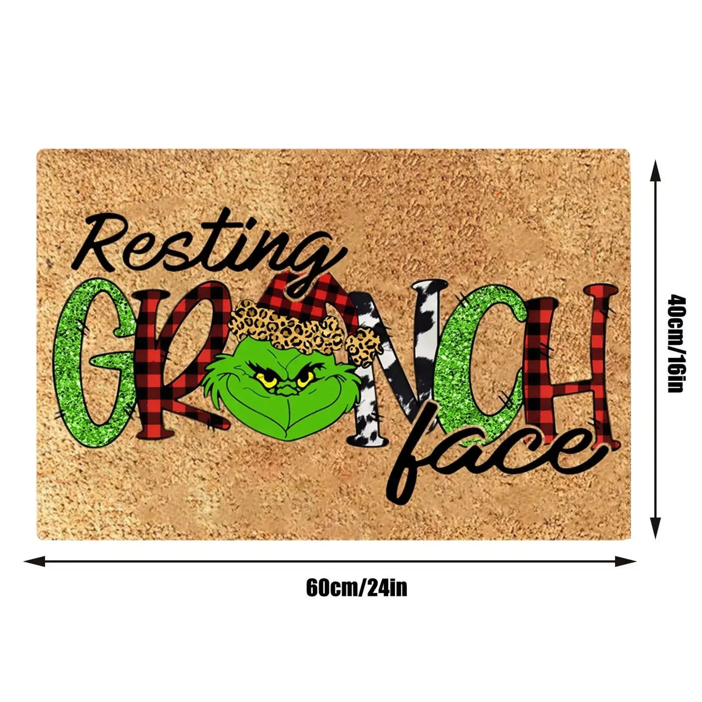 Christmas Doormat Personalized Front Door Decoration 40x60 cm