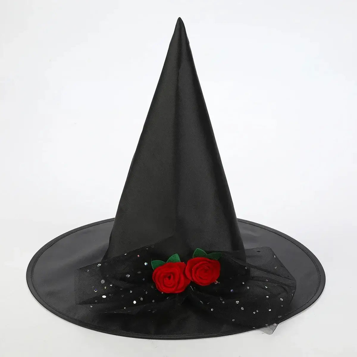Pointed Witch Hat Props Children's Halloween Play Program Role Witch Hat Wizard Cap Magic Show Costume Accessory Female Devil