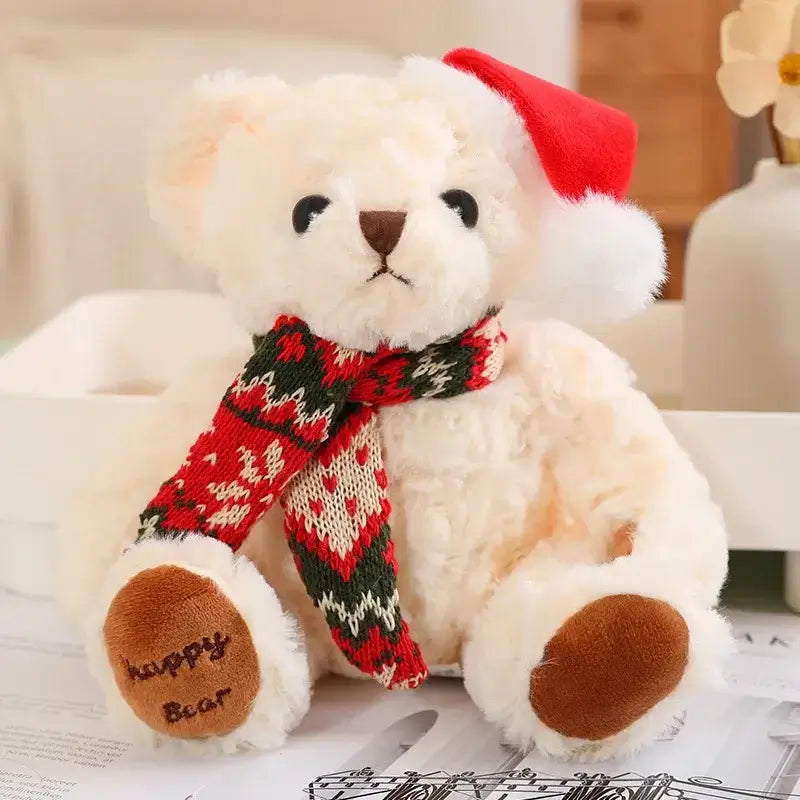 Christmas Home Decor Stuffed Doll Soft Apple Case All in One Santa Claus Plush Toy Elk...