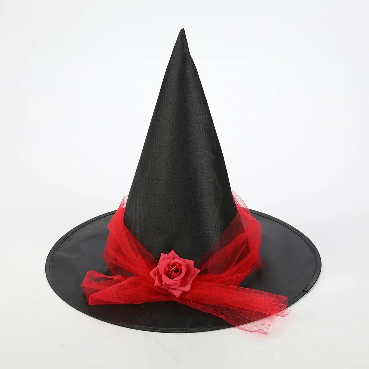 Pointed Witch Hat Props Children's Halloween Play Program Role Witch Hat Wizard Cap Magic Show Costume Accessory Female Devil