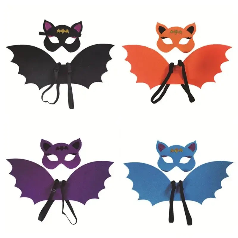 Halloween Children's Cartoon Party Vampire Batman Wings Animal Cosplay Performance Props Stage Clothing Accessories