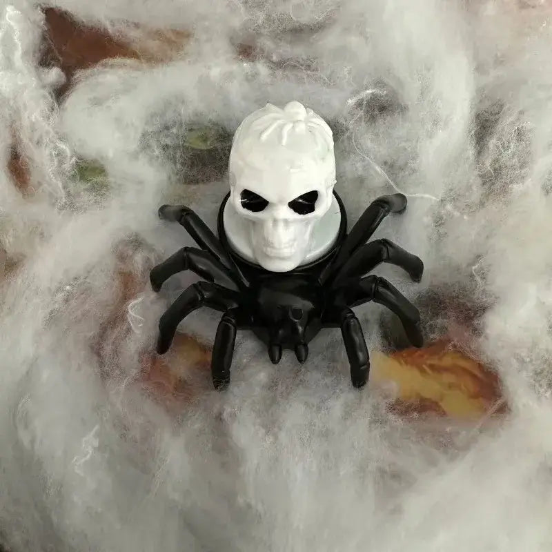 Halloween Spider Toy Candle Lamp Pumpkin Lamp Atmosphere Festival Decoration Props LED Decorative Halloween Gifts for Children