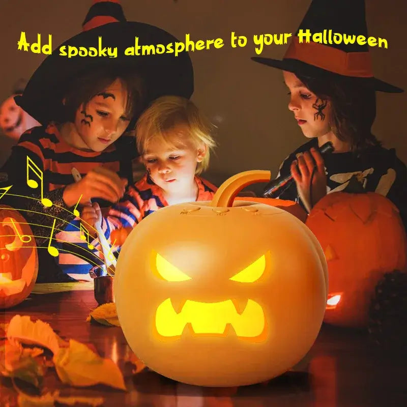 Halloween Pumpkin Lantern Hollow Glowing Decor JackOLantern LED Light Outdoor Decoration Commercial Store Window Scene Prop