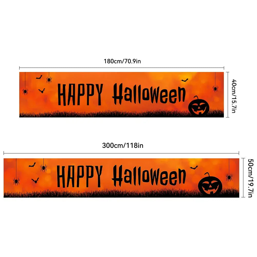 Halloween Bloody Banner, Yard Sign, Horror Party Decoration, Outdoor Fence, Garage, Balcony, Garden, Background Cloth