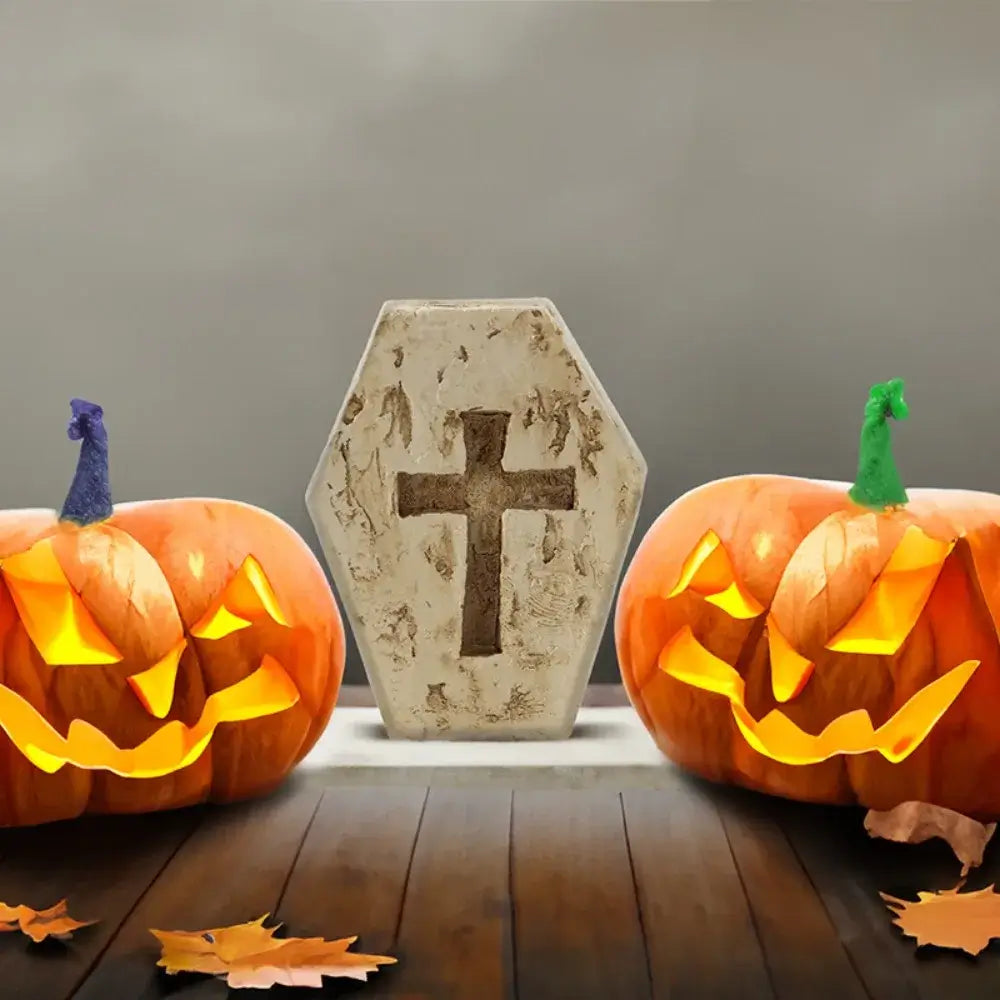 New Resin Pumpkin Head Ornaments Ghost Tide Play Scene Decoration Cute Small Desktop Decorations Halloween