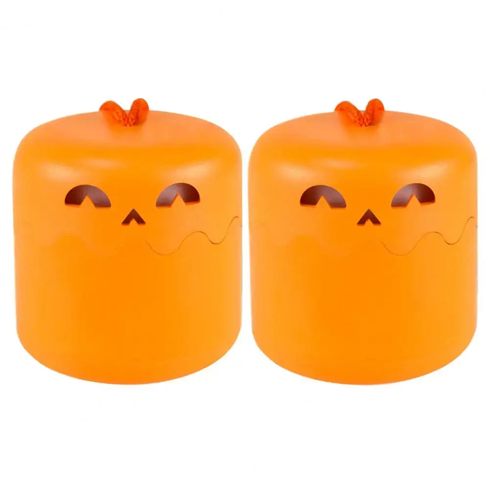Halloween Pumpkin Light Collapsible Pumpkin Lantern with Lanyard Battery Operated Led Halloween Lights for Halloween Decor