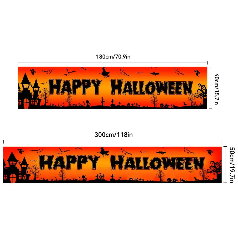 Halloween Bloody Banner, Yard Sign, Horror Party Decoration, Outdoor Fence, Garage, Balcony, Garden, Background Cloth