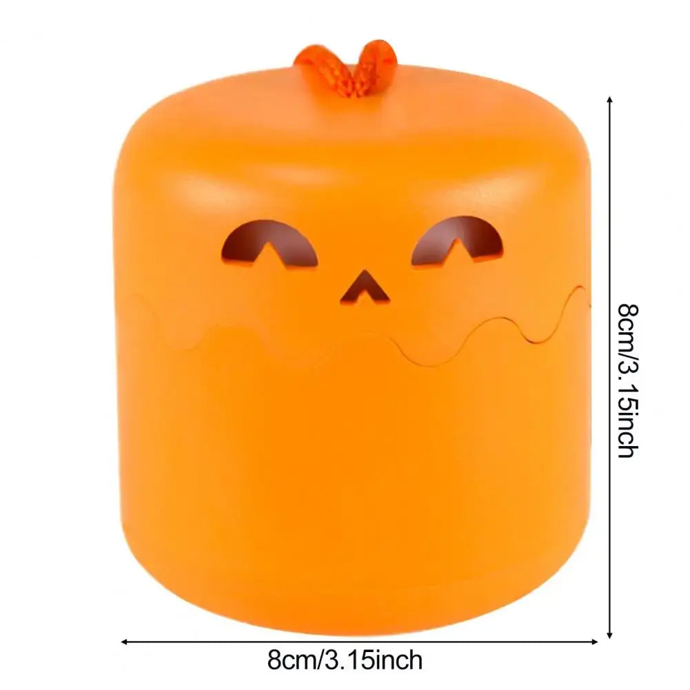 Halloween Pumpkin Light Collapsible Pumpkin Lantern with Lanyard Battery Operated Led Halloween Lights for Halloween Decor