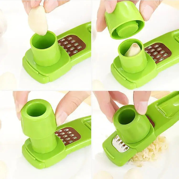 Multi-Funcional Manual Triturador De Alho, Ginger Press, Ralador De Moagem, Cortador, Descascador, Ferramentas De Cozinha, 1Pc