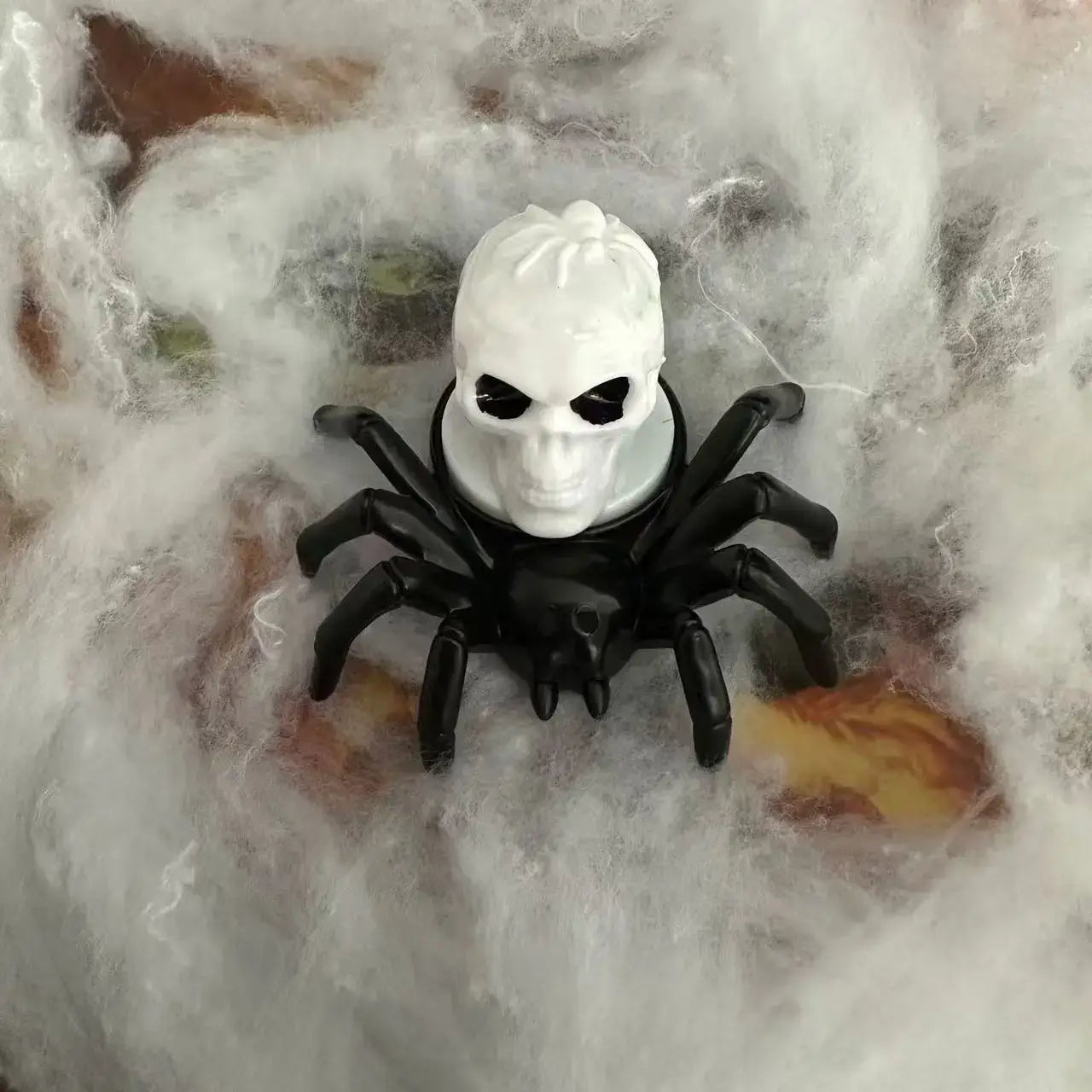 Halloween Spider Toy Candle Lamp Pumpkin Lamp Atmosphere Festival Decoration Props LED Decorative Halloween Gifts for Children