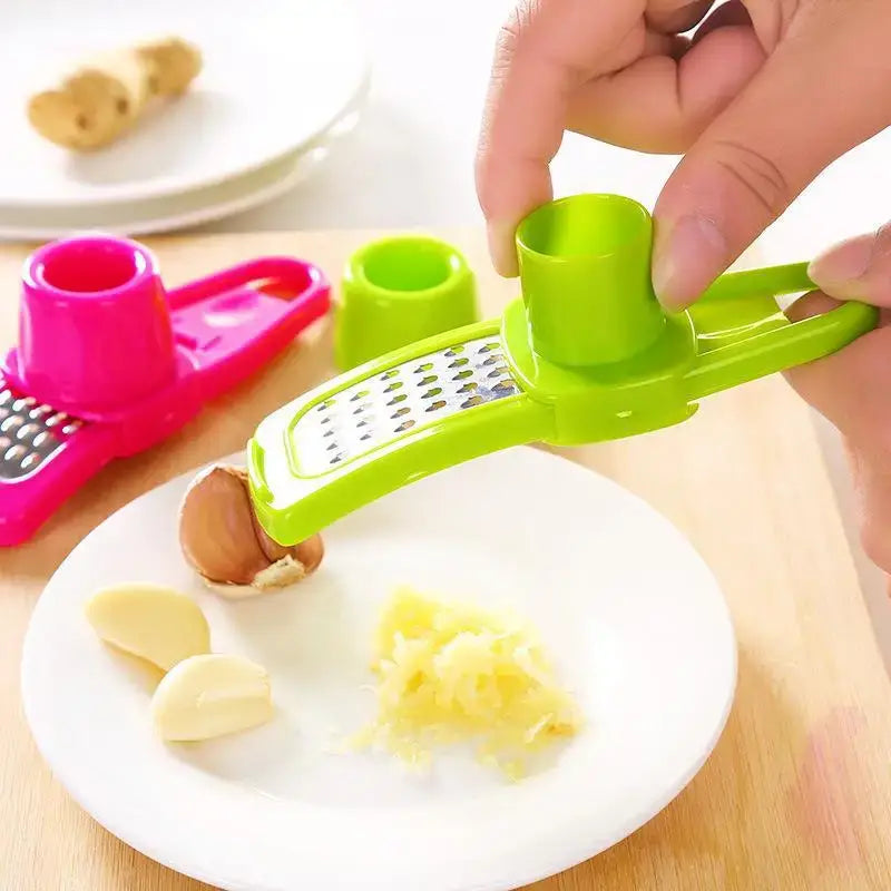 Multi-Funcional Manual Triturador De Alho, Ginger Press, Ralador De Moagem, Cortador, Descascador, Ferramentas De Cozinha, 1Pc