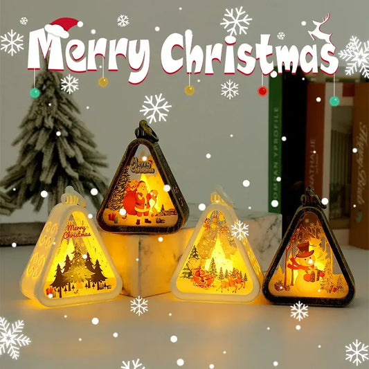 Christmas Decoration Christmas Night Light Christmas Decorative Ornaments New Year 2025 Supplies Bedroom Xmas Navidad Decor