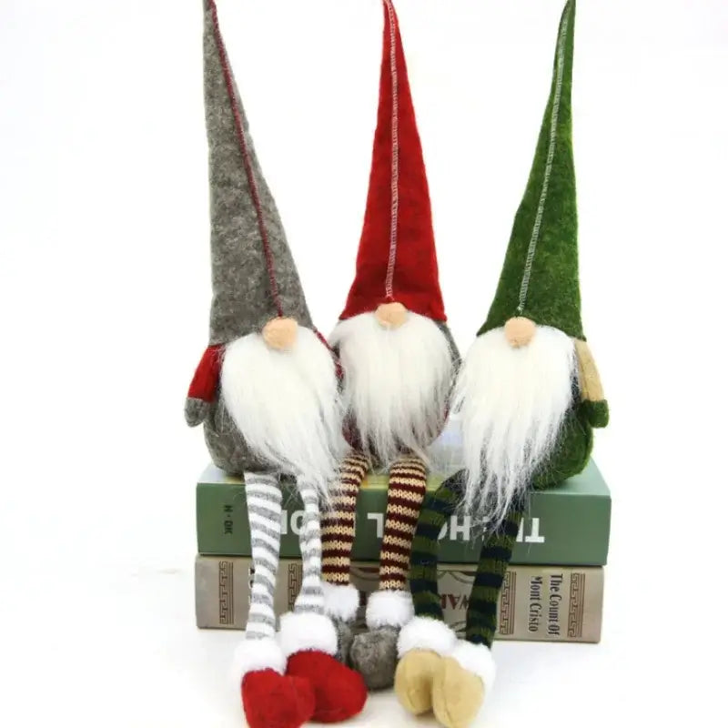 Rudolph the Long-Legged Doll Christmas Dolls Hotel Mall Window Decoration Christmas Kids Gift Christmas Decorations