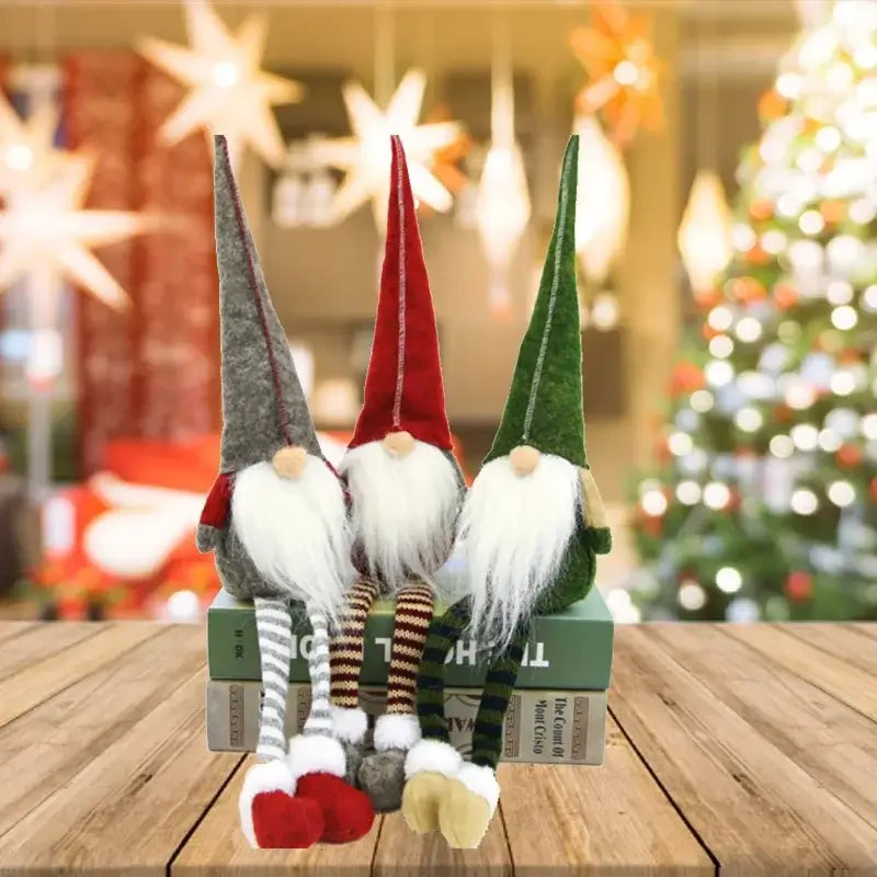 Rudolph the Long-Legged Doll Christmas Dolls Hotel Mall Window Decoration Christmas Kids Gift Christmas Decorations