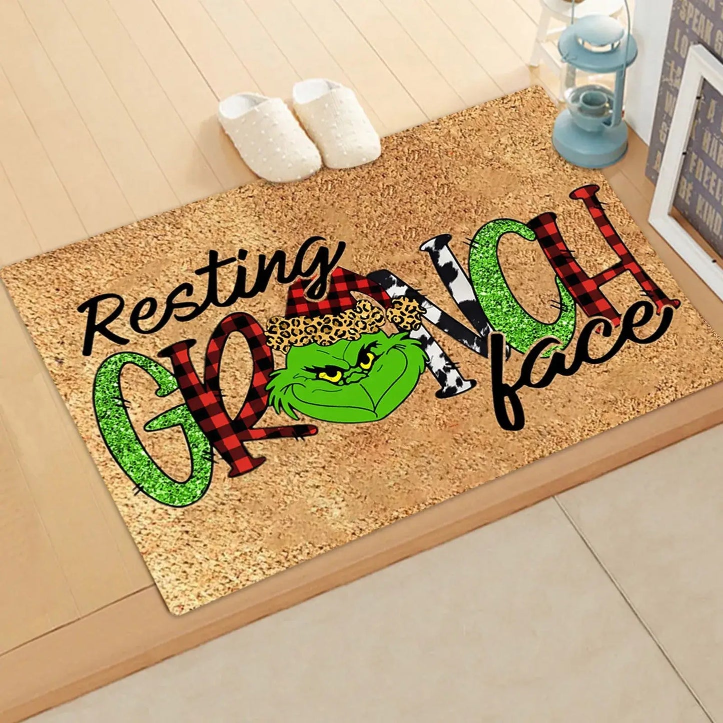 Christmas Doormat Personalized Front Door Decoration 40x60 cm