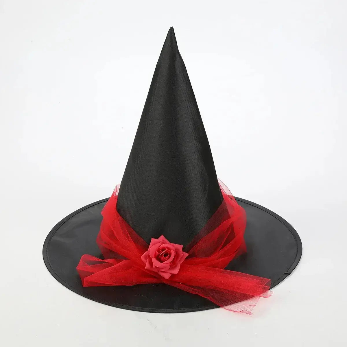 Pointed Witch Hat Props Children's Halloween Play Program Role Witch Hat Wizard Cap Magic Show Costume Accessory Female Devil