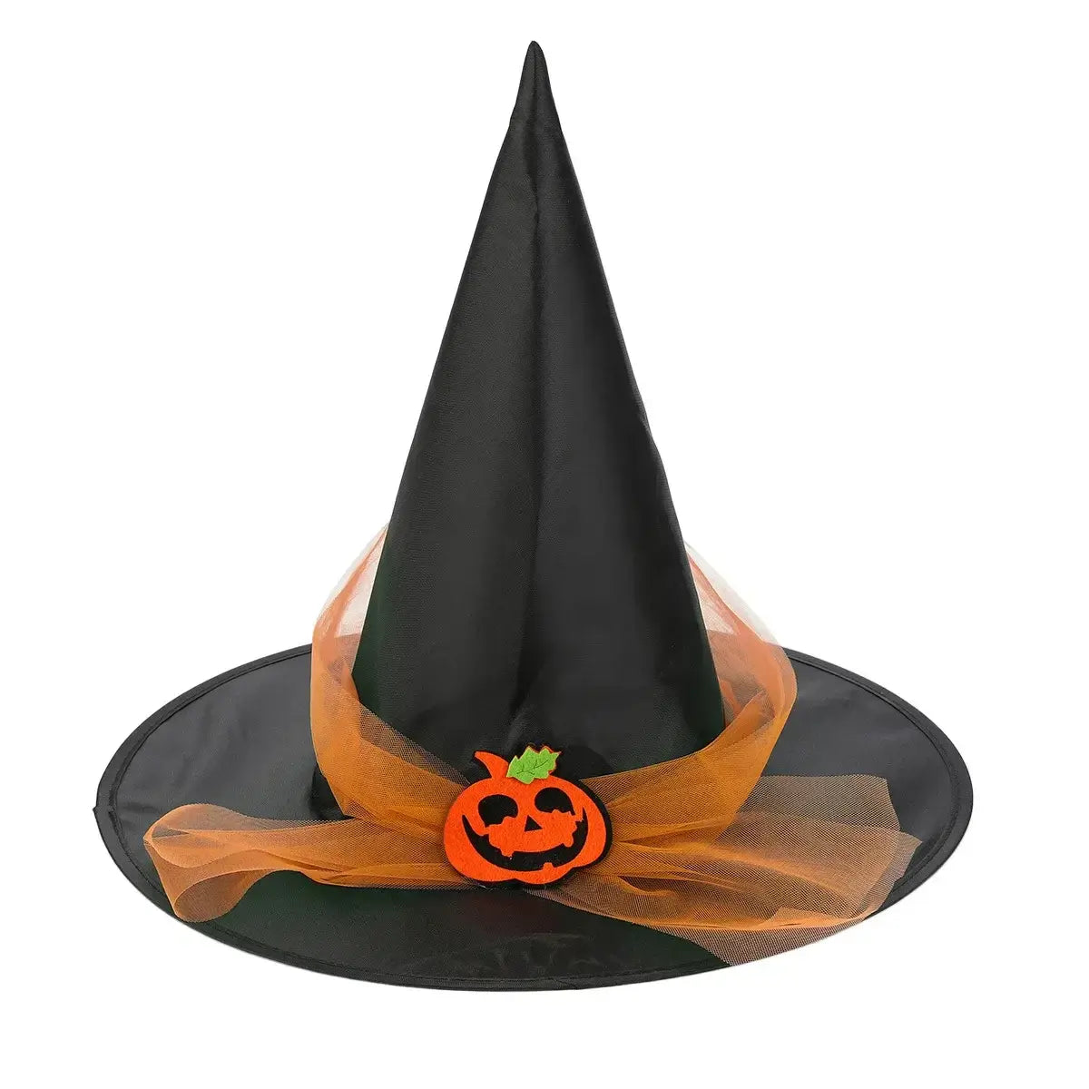 Pointed Witch Hat Props Children's Halloween Play Program Role Witch Hat Wizard Cap Magic Show Costume Accessory Female Devil