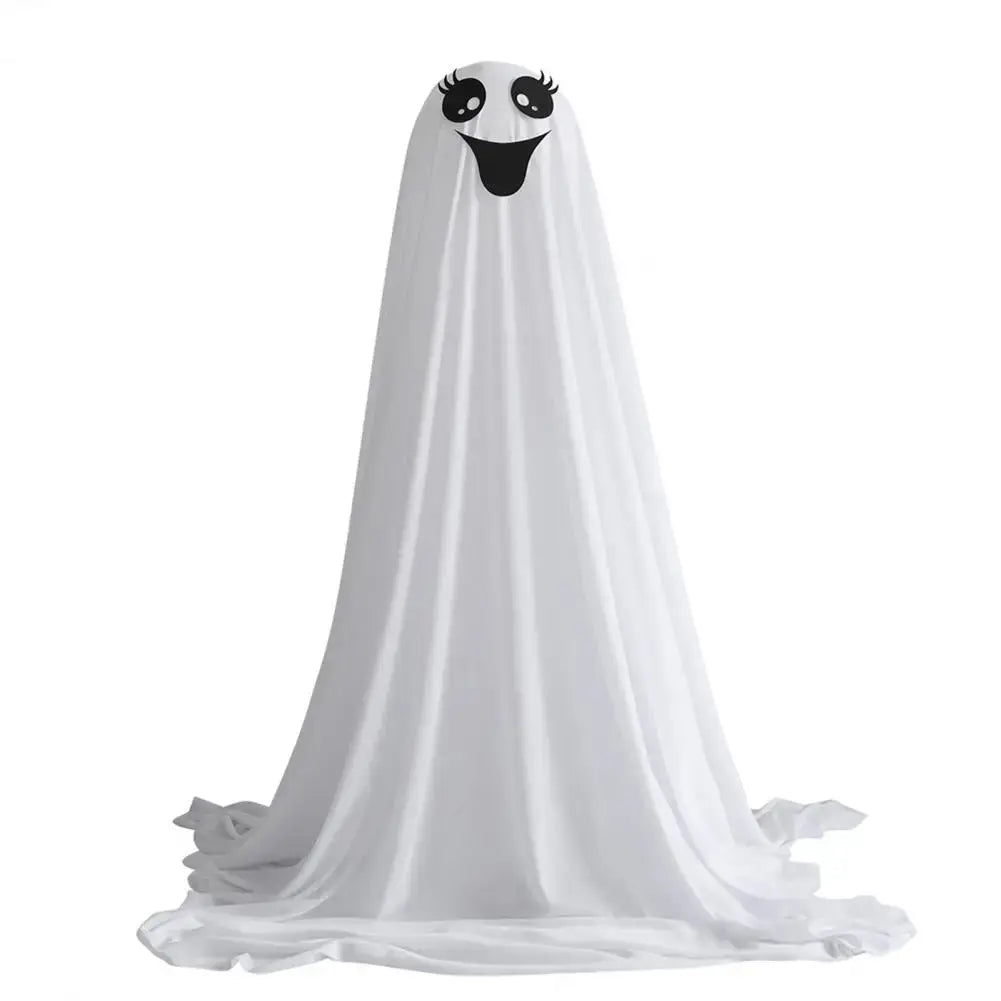 Lighted Spooky Ghost Decor Halloween Decorations Outdoor with LED String Lights Scary Standing Ghosts Decor for Front Porch Yard
