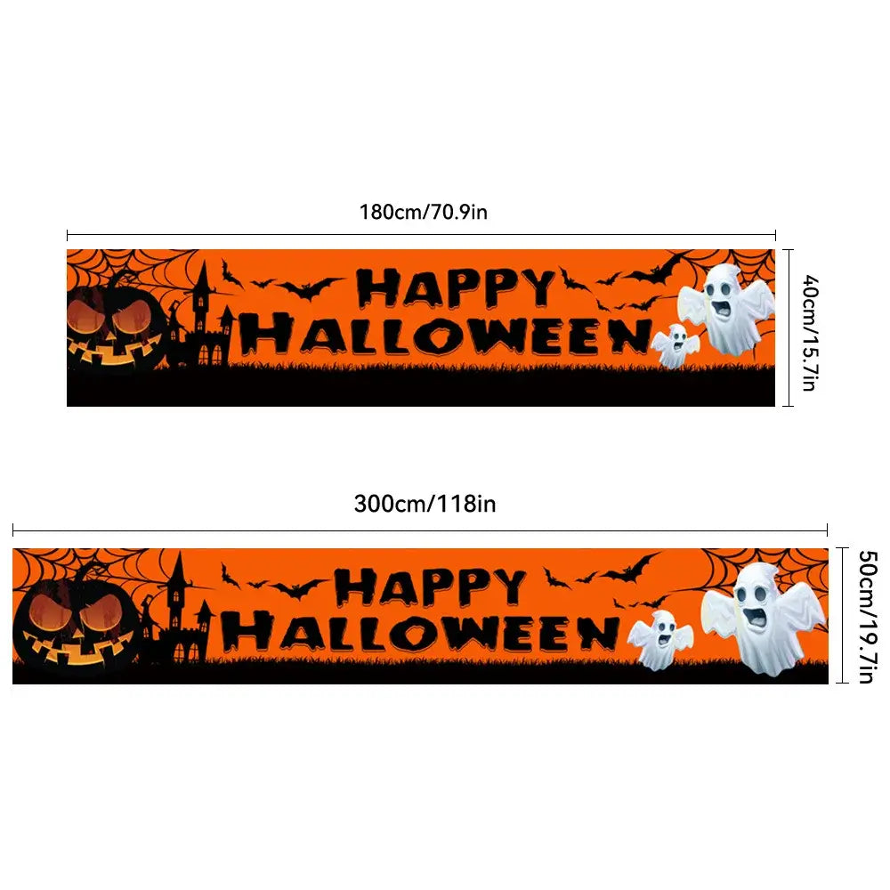 Halloween Bloody Banner, Yard Sign, Horror Party Decoration, Outdoor Fence, Garage, Balcony, Garden, Background Cloth