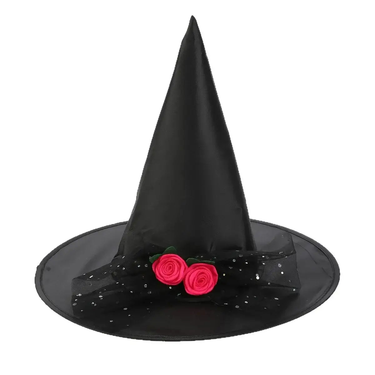 Pointed Witch Hat Props Children's Halloween Play Program Role Witch Hat Wizard Cap Magic Show Costume Accessory Female Devil
