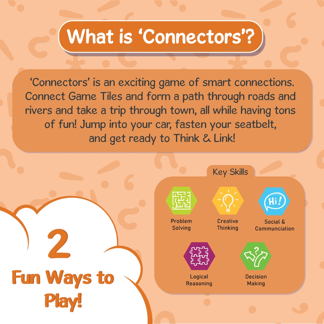 Skillmatics Educational Game : Connectors Road Rush | Gifts for 6 Years Old and Up | Super Fun for Travel & Family Game Night