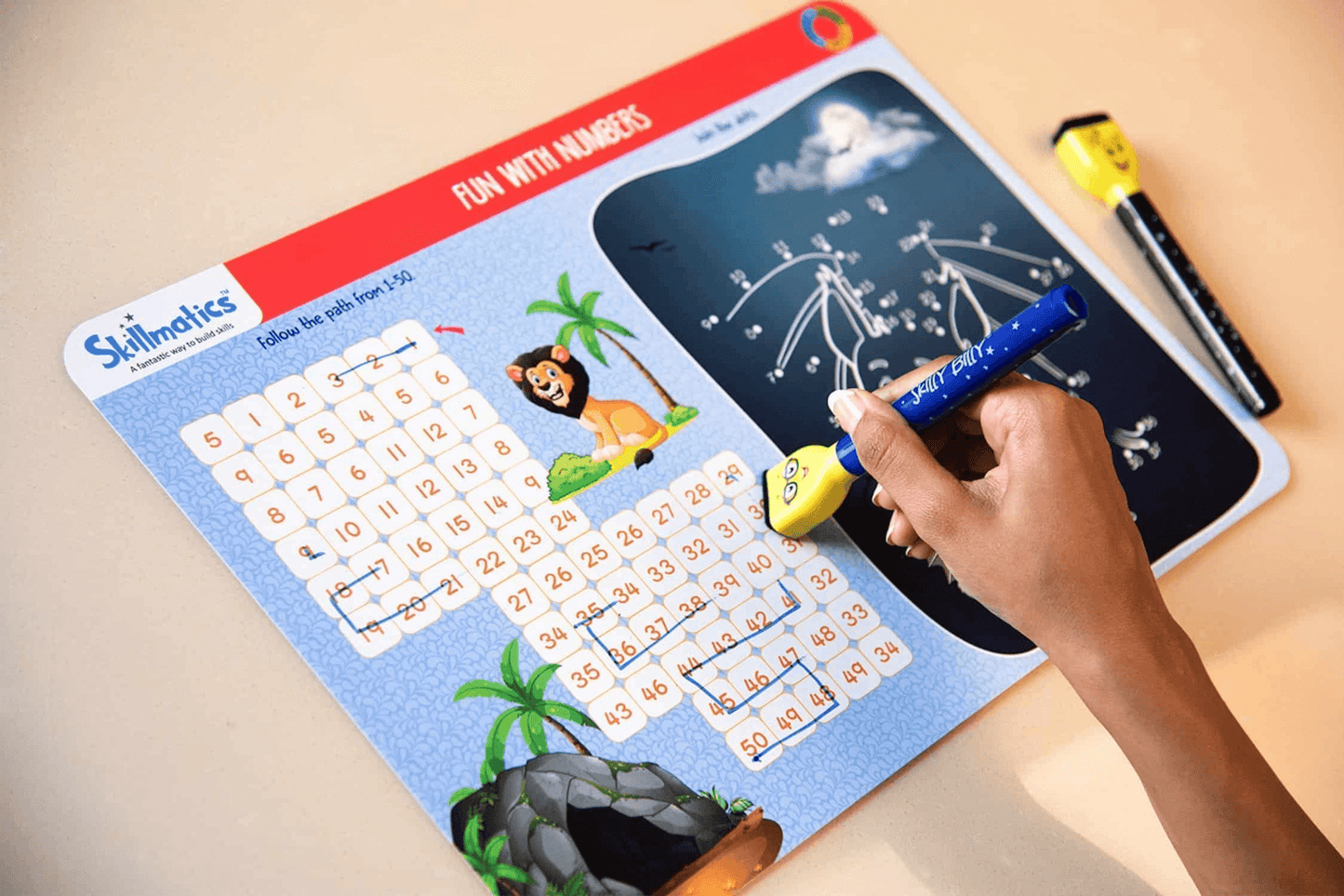 Pre-Math And Numbers - Build A Strong Foundation For Learning Math - Write and Wipe Activity Game For Kids