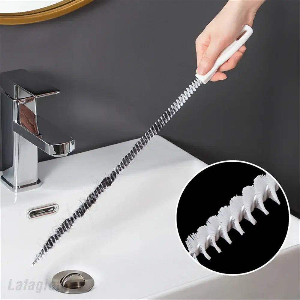 Kitchen Sink Cleaning Hook Cleaner Sticks Bendable Pipe Bathroom Hair Catcher Sewer Cleaning Brush Clog Hole Remover Tools