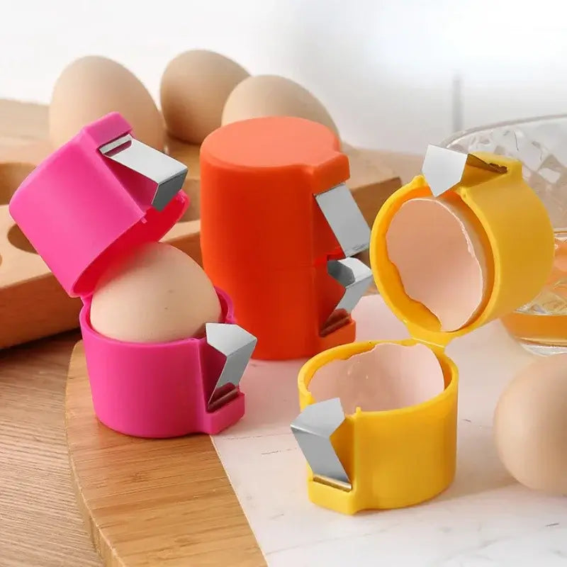 Egg Shell Opener Portable Egg Opener Kitchen Handheld Egg-Shell Crusher Household Press Egg-Shell Separator Kitchen Gadgets