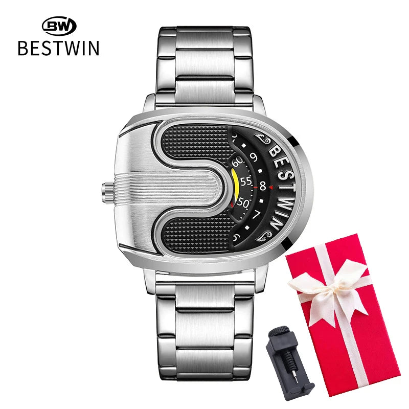 Gold Top Brand Luxury Men Watches Unique Design