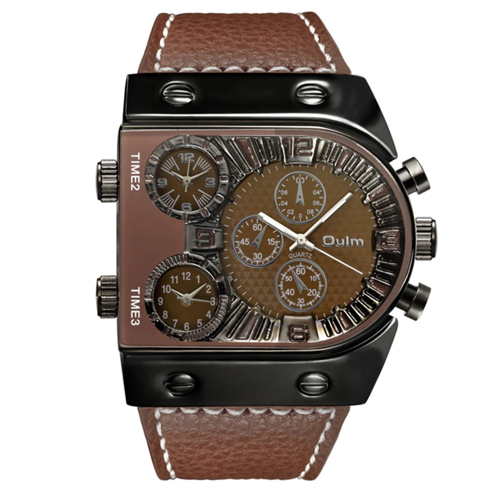 Men's Watches Mens Quartz Casual Leather Strap Wristwatch