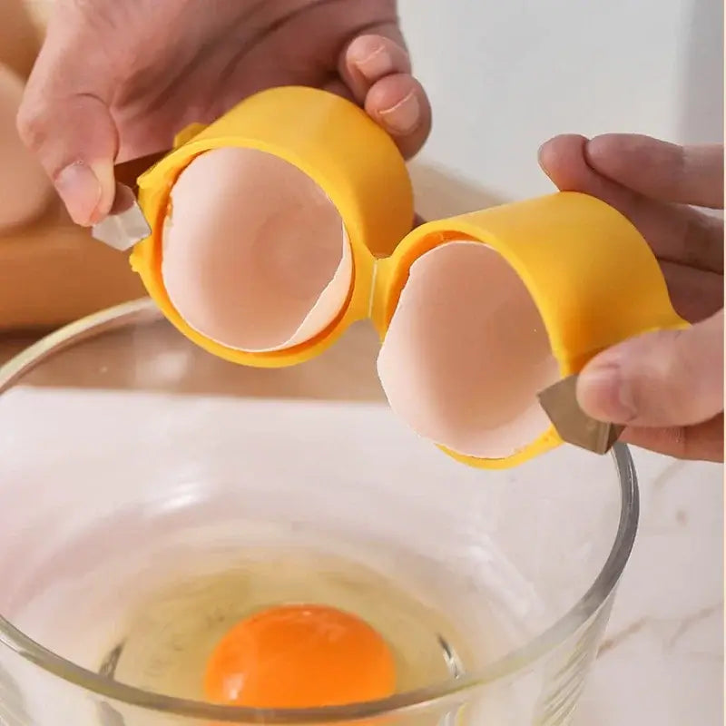 Egg Shell Opener Portable Egg Opener Kitchen Handheld Egg-Shell Crusher Household Press Egg-Shell Separator Kitchen Gadgets