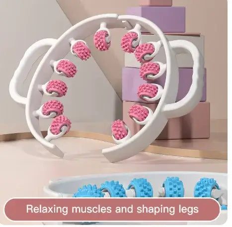 Leg Massager Ring Shaping Muscle Relaxation Handheld Household Multifunctional Yoga Fitness Leg Beauty Slimming Roller
