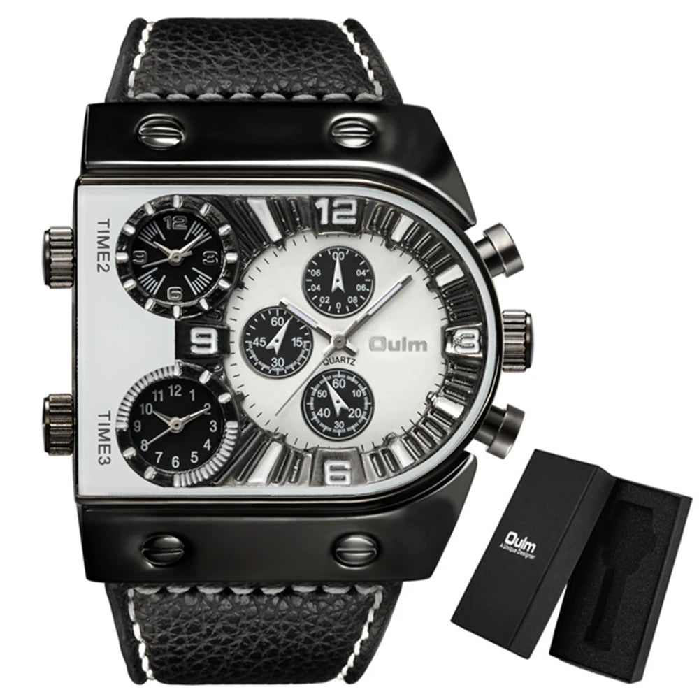 Men's Watches Mens Quartz Casual Leather Strap Wristwatch