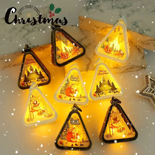 Christmas Decoration Christmas Night Light Christmas Decorative Ornaments New Year 2025 Supplies Bedroom Xmas Navidad Decor