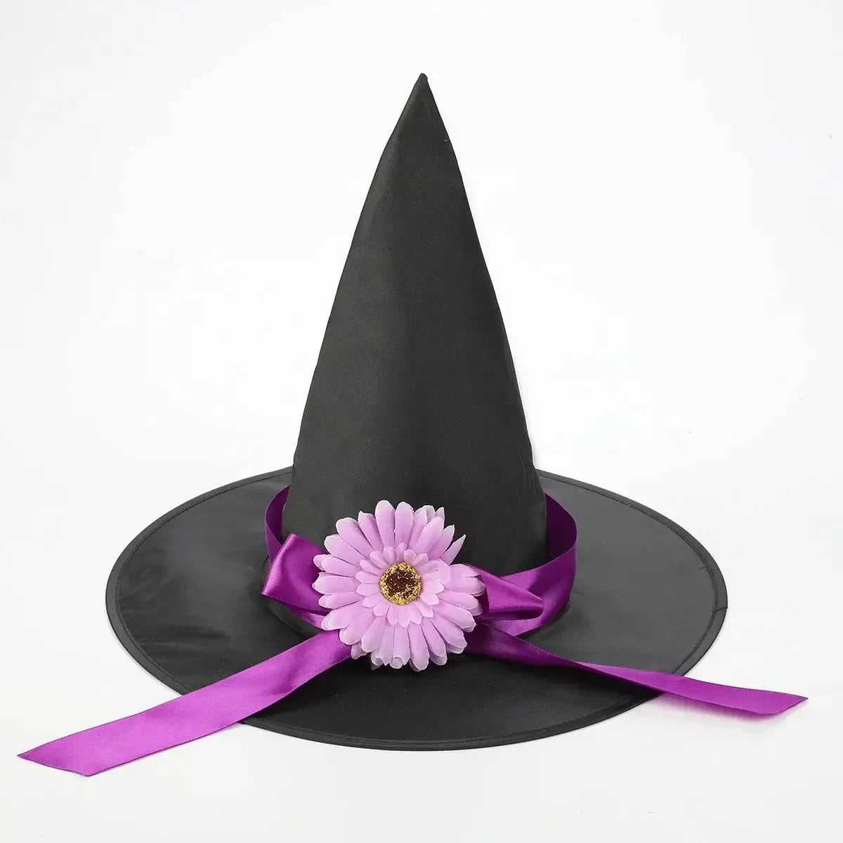Pointed Witch Hat Props Children's Halloween Play Program Role Witch Hat Wizard Cap Magic Show Costume Accessory Female Devil
