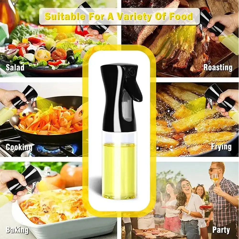 00ml 300ml 500ml Oil Spray Bottle Kitchen Cooking Olive Oil Dispenser Camping BBQ Baking Vinegar Soy Sauce Sprayer Containers